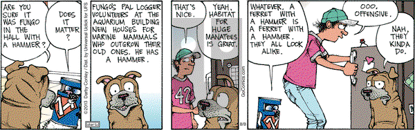Get Fuzzy on Thursday August 8, 2013 Comic Strip