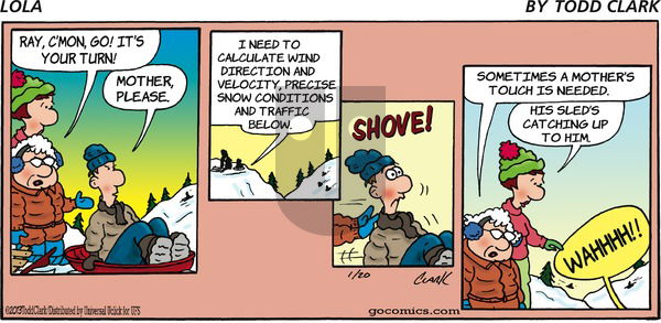 Lola on Sunday January 20, 2013 Comic Strip