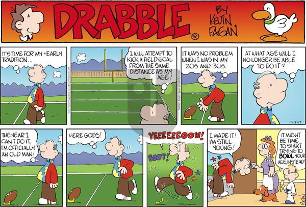Drabble on Sunday November 19, 2017 Comic Strip