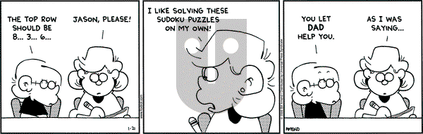 FoxTrot on Saturday January 21, 2006 Comic Strip
