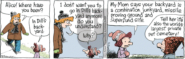 Cul de Sac on Wednesday January 11, 2017 Comic Strip