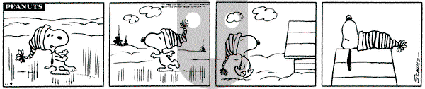Peanuts on Thursday January 9, 1975 Comic Strip