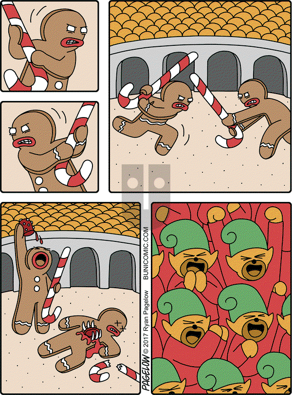 Buni on Monday December 18, 2017 Comic Strip