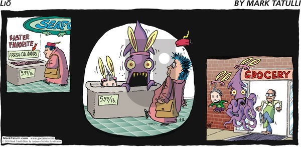 Lio on Sunday April 12, 2020 Comic Strip