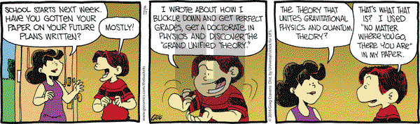 The Buckets on Wednesday August 17, 2016 Comic Strip