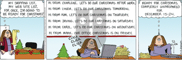 Cathy Classics on Monday December 15, 2003 Comic Strip