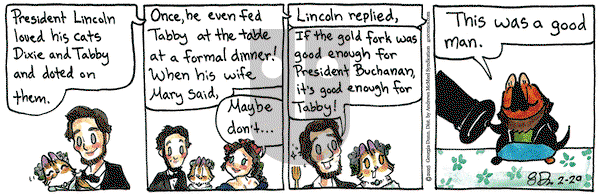 Breaking Cat News on Thursday February 20, 2025 Comic Strip