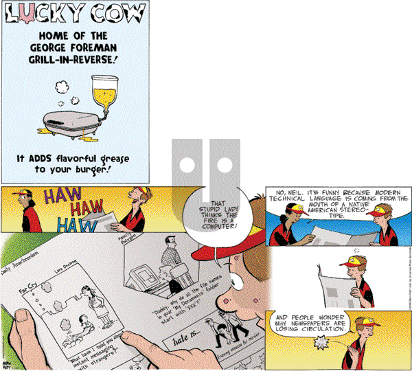 Lucky Cow on Sunday November 26, 2006 Comic Strip