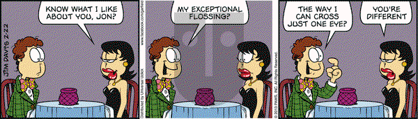 Garfield - Friday February 22, 2013 Comic Strip