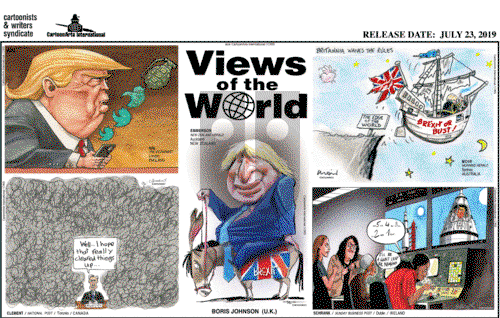 Views of the World on Tuesday July 23, 2019 Comic Strip