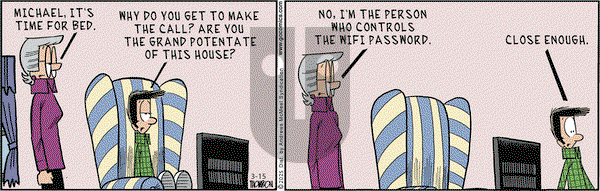Grand Avenue on Saturday March 15, 2025 Comic Strip