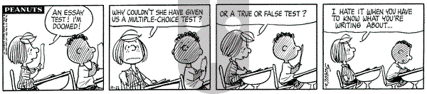 Peanuts on Thursday October 22, 1970 Comic Strip