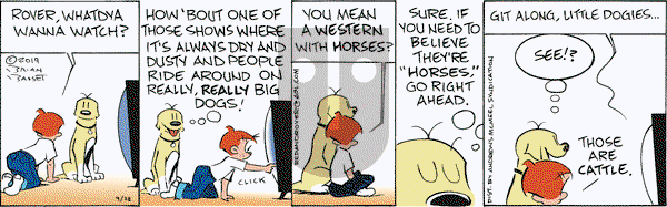 Red and Rover on Saturday September 28, 2019 Comic Strip