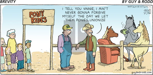 Brevity on Sunday November 11, 2007 Comic Strip