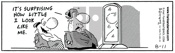 Frank and Ernest on Monday August 11, 1997 Comic Strip