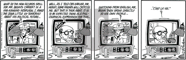 Doonesbury on Thursday October 19, 1978 Comic Strip
