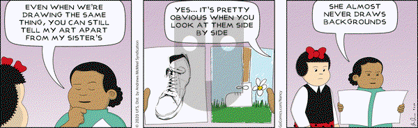 Nancy on Thursday April 2, 2020 Comic Strip