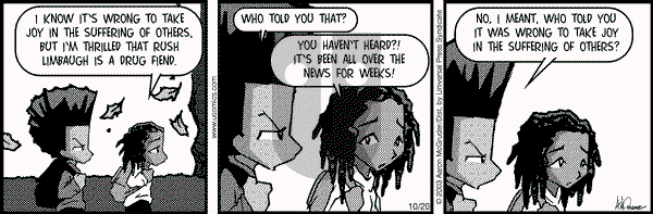 The Boondocks on Monday May 23, 2011 Comic Strip