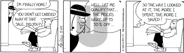 The Born Loser on Friday May 24, 1996 Comic Strip