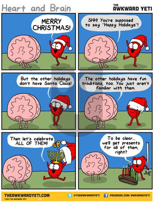 The Awkward Yeti on Sunday December 21, 2014 Comic Strip
