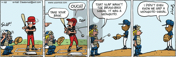 Cleats on Thursday April 28, 2005 Comic Strip