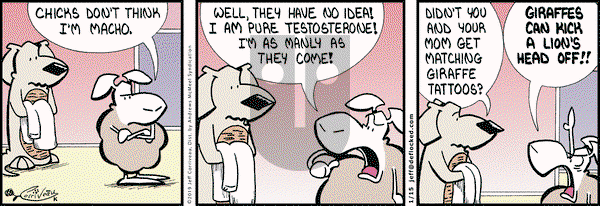 DeFlocked on Tuesday January 15, 2019 Comic Strip