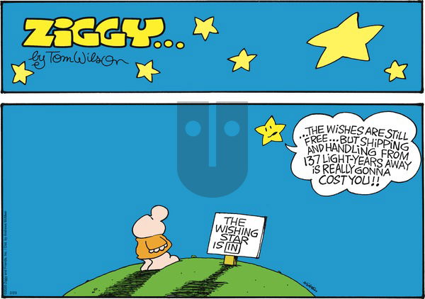 Ziggy on Sunday February 23, 2020 Comic Strip