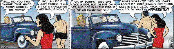 Alley Oop on Thursday July 23, 2015 Comic Strip