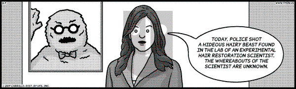 F Minus on Thursday May 7, 2009 Comic Strip