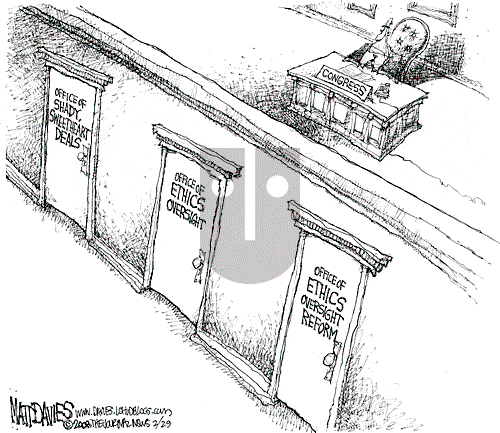 Matt Davies on Friday February 29, 2008 Comic Strip
