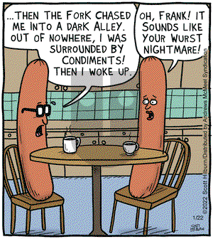 The Argyle Sweater - Saturday January 22, 2022 Comic Strip