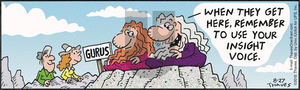 Frank and Ernest on Thursday August 27, 2015 Comic Strip