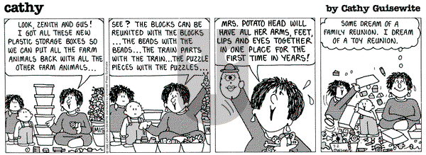 Cathy Classics on Tuesday July 2, 1996 Comic Strip