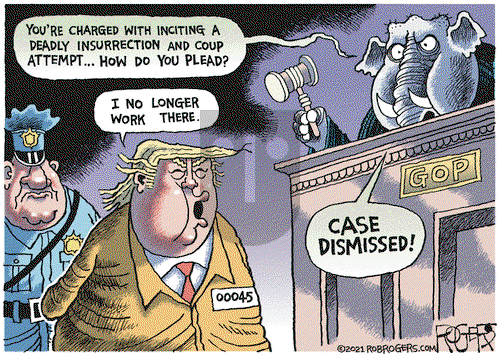 Rob Rogers on Wednesday February 10, 2021 Comic Strip