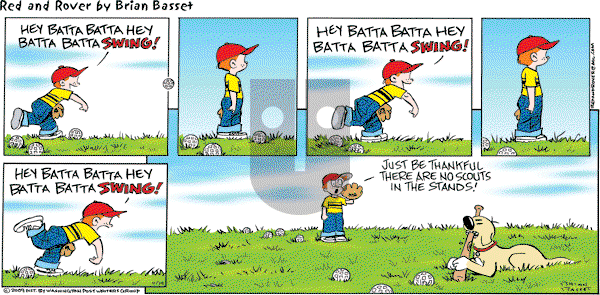 Red and Rover on Sunday April 19, 2009 Comic Strip
