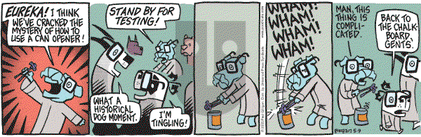 Pooch Cafe on Monday May 9, 2005 Comic Strip