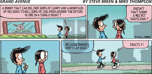 Grand Avenue on Sunday April 20, 2014 Comic Strip