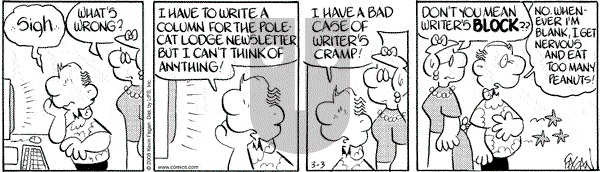Drabble on Monday March 3, 2008 Comic Strip