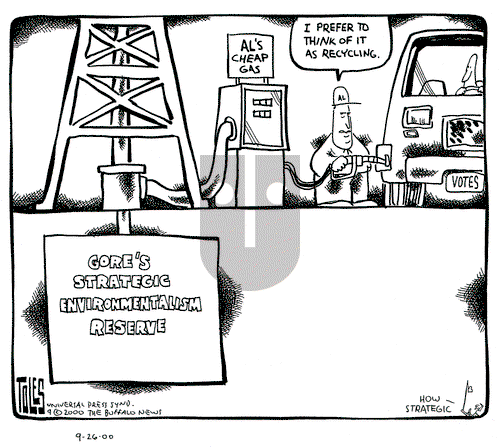 Tom Toles on Tuesday September 26, 2000 Comic Strip