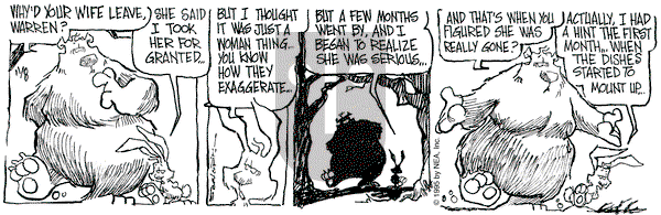 The Grizzwells on Wednesday November 8, 1995 Comic Strip