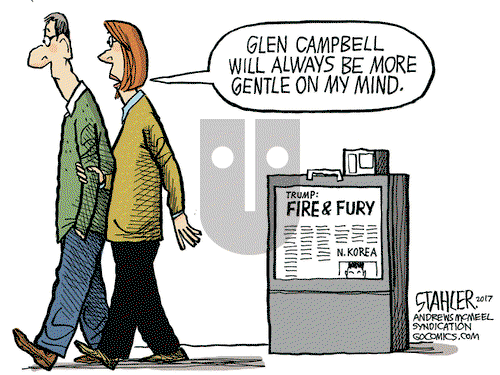 Jeff Stahler on Thursday August 10, 2017 Comic Strip