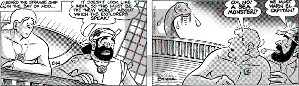 Alley Oop on Monday August 14, 2006 Comic Strip