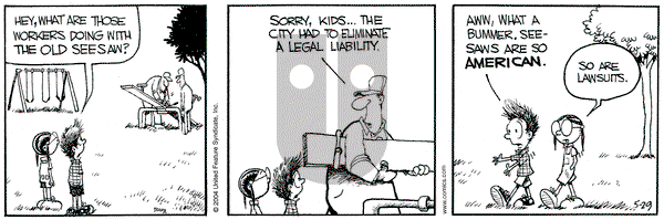 Grand Avenue on Saturday May 29, 2004 Comic Strip