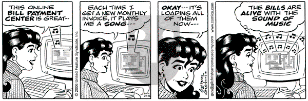 Nancy on Monday April 24, 2006 Comic Strip