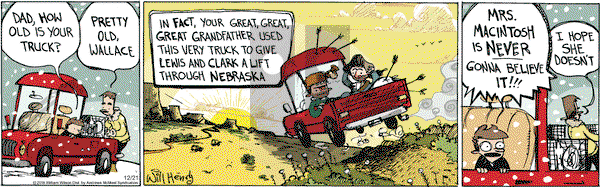 Wallace the Brave on Friday December 21, 2018 Comic Strip