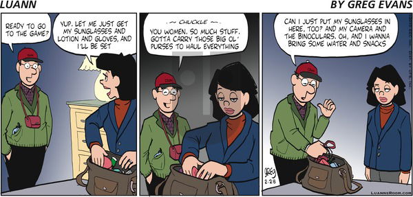 Luann on Sunday February 28, 2010 Comic Strip