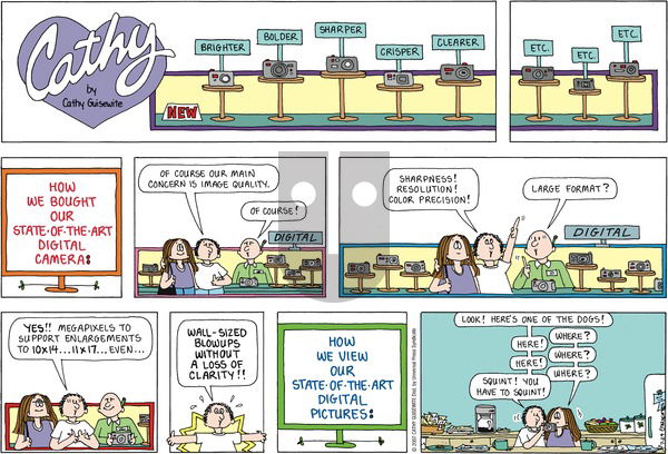 Cathy Classics on Sunday July 29, 2007 Comic Strip