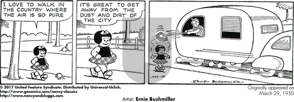 Nancy Classics on Wednesday March 29, 2017 Comic Strip