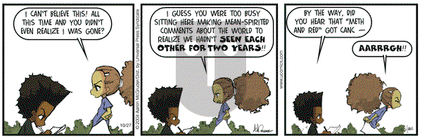 The Boondocks on Thursday October 27, 2005 Comic Strip