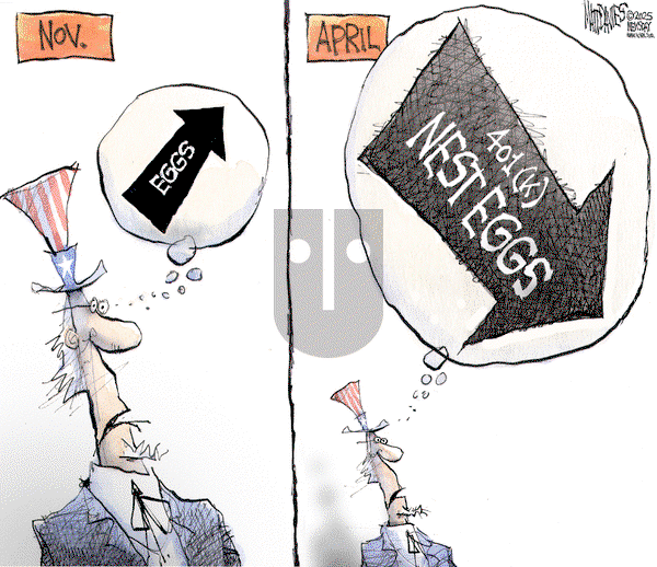Matt Davies on Friday April 4, 2025 Comic Strip